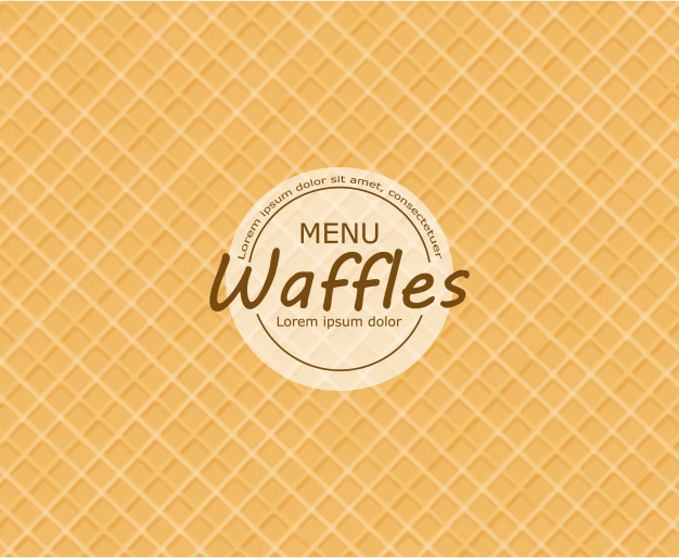 626x514 Waffle Background Vector Premium Download