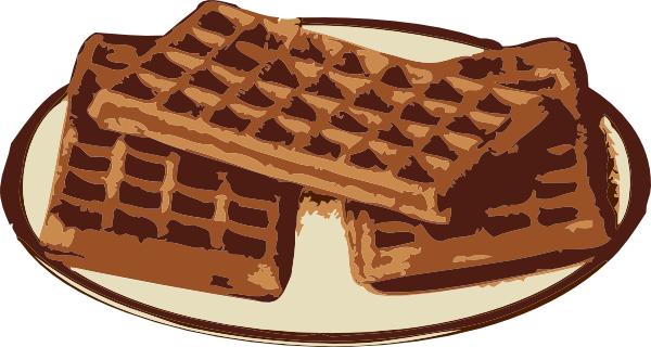 600x320 Waffles Clip Art