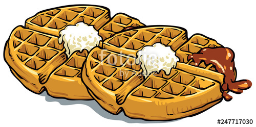 500x249 Waffle With Chocolate