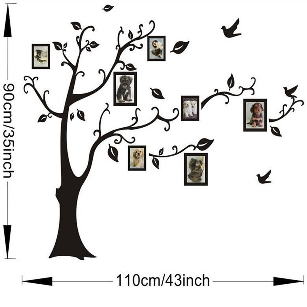 1000x1000 Hot Product Frame Tree Wall Stickers Vinyl Home Stickers Wall