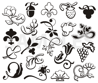 324x273 Interior Wall Art Mega Pack Clipart Designs, Over Vector Images