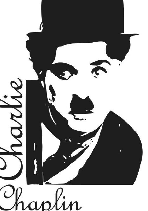 570x811 Charlie Chapl And Png Vector Scalable Digital Etsy