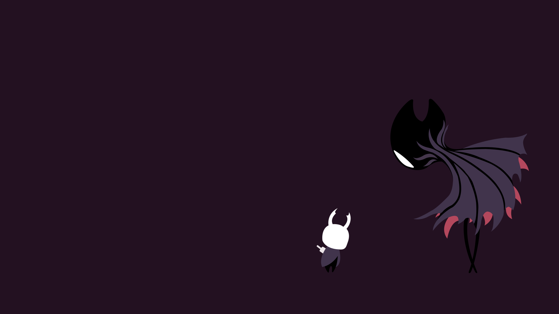 1920x1080 The Knight And Grimm Minimal Vector Wallpaper
