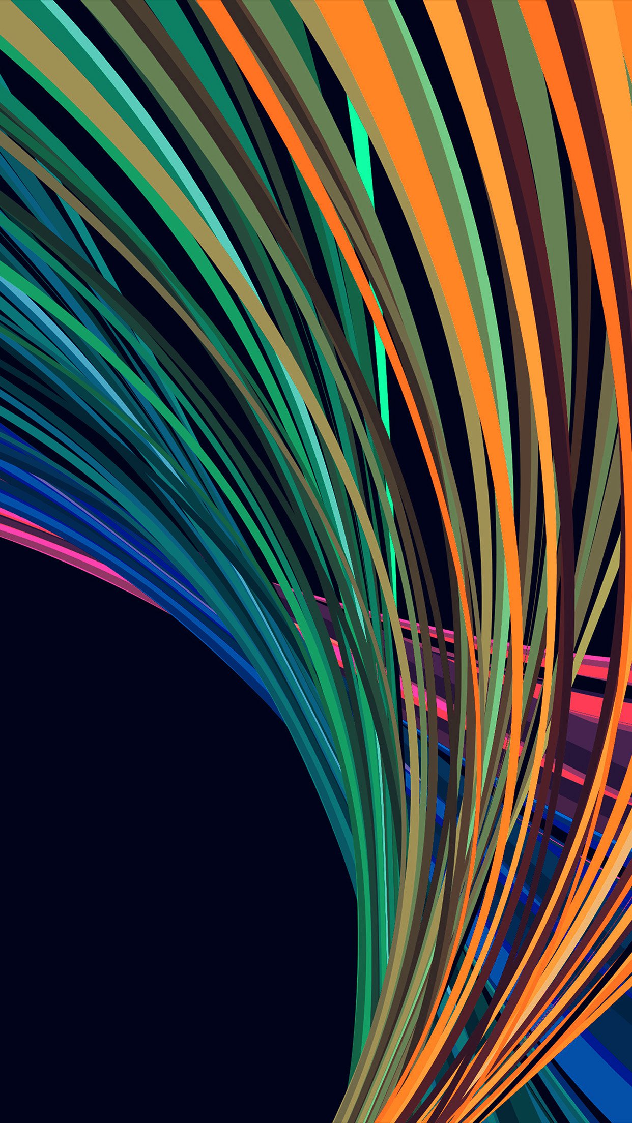 1242x2208 Iphone Wallpaper Rainbow Line Vector