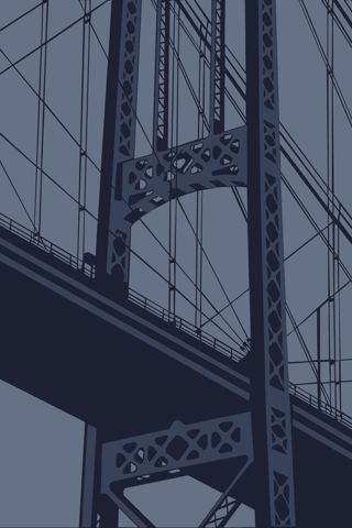 320x480 Bridge Vector Iphone Wallpaper Idesign Iphone