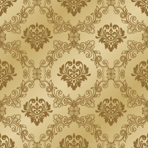 Gold Seamless Wallpaper Pattern Vector Free Download 600x600 Gold Seamless Wallpaper Pattern Vector Free Download