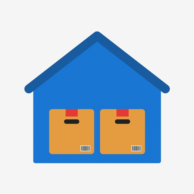 640x640 Vector Storage Warehouse Icon, Warehouse Icon, Storage Icon