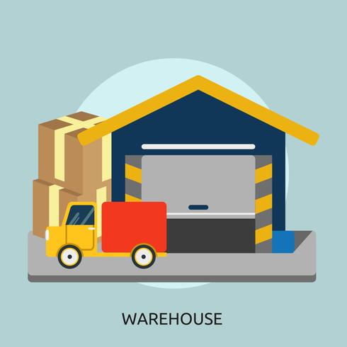 490x490 Warehouse Conceptual Illustration Design