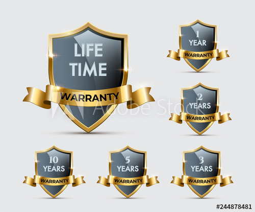 500x417 Glass Shields With Golden Frames And Ribbons With Different