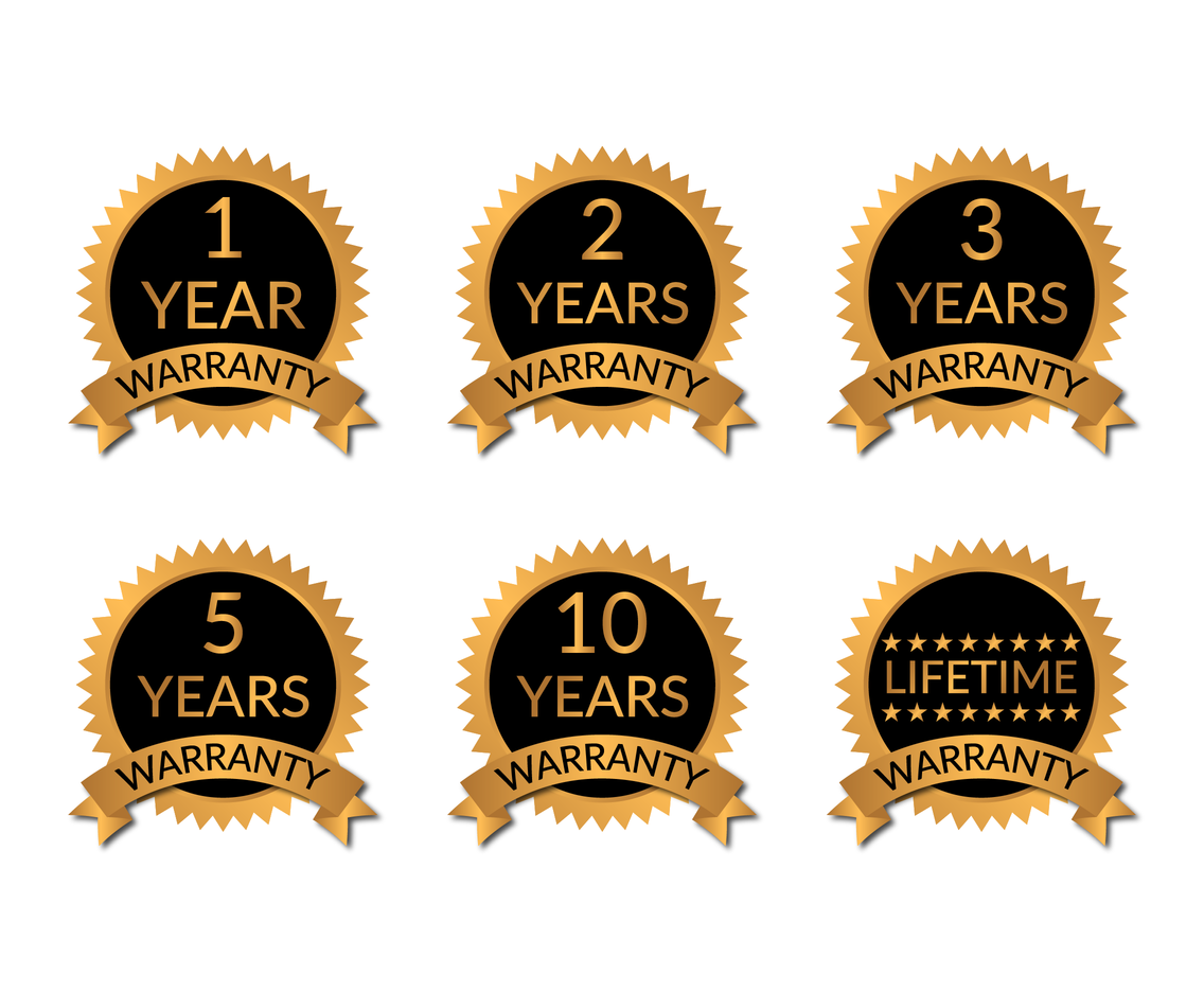 1136x936 Golden Badge Years Warranty Vector Vector Art Graphics