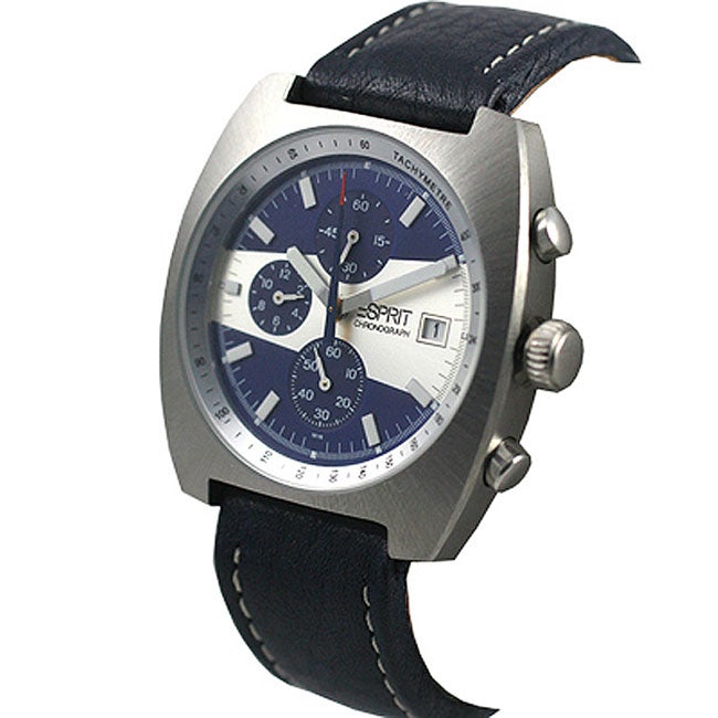 650x650 Shop Esprit Men's Vector Chrono Blue Strap Watch