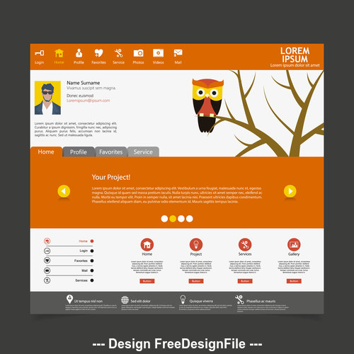 Red White Website Templates Vector Free Download 500x500 Red White Website Templates Vector Free Download