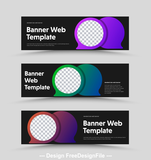 Banner Wed Template Vector Free Download 500x530 Banner Wed Template Vector Free Download