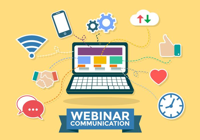 Webinar Communication Infographic Vector 700x490 Webinar Communication Infographic Vector
