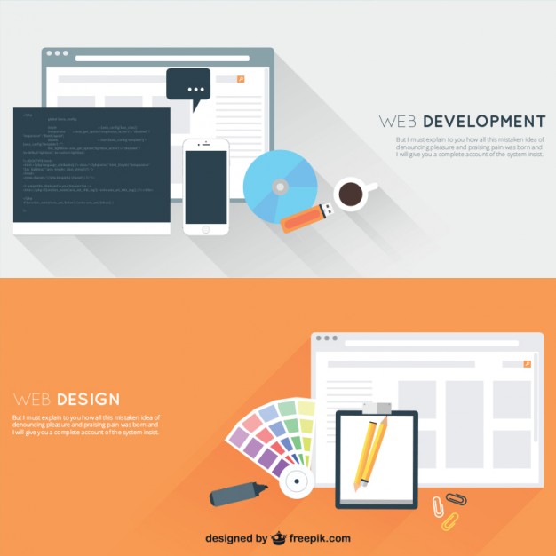 626x626 Web Development And Design Vector Free Download
