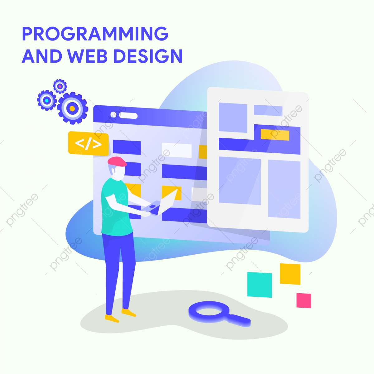 1200x1200 Illustration For Business Solutions Start Up Programming And Web