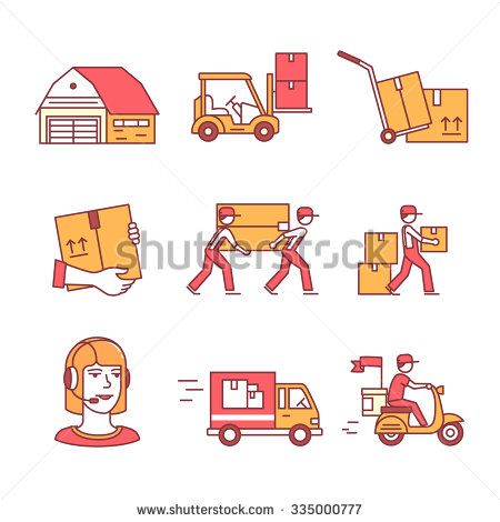 450x470 Warehouse, Wholesale, Services And Delivery Transportation Signs