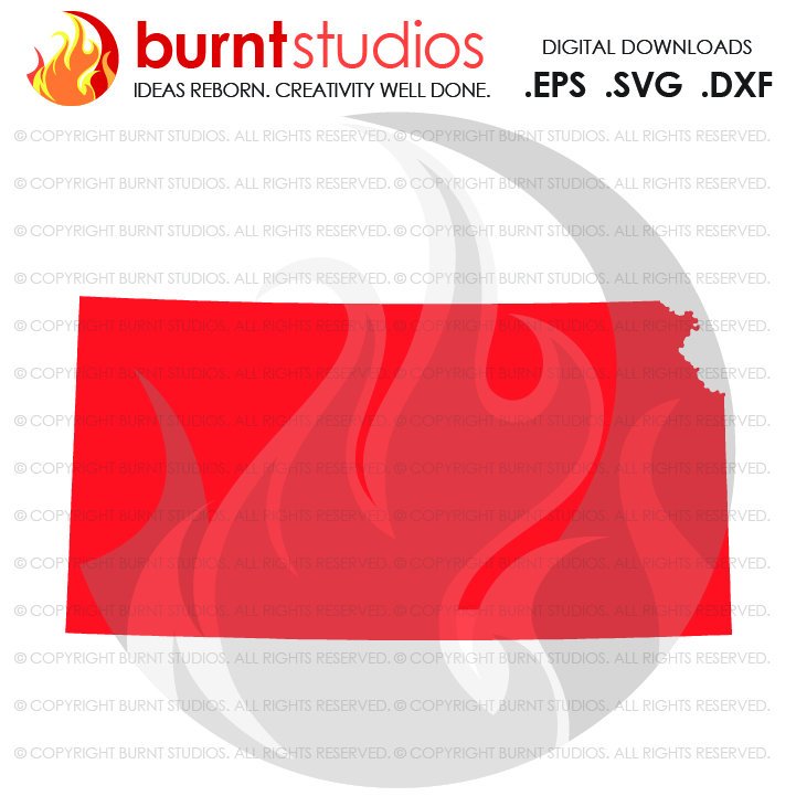 721x721 State Of Kansas Cutting File, Digital Download, Love, Home