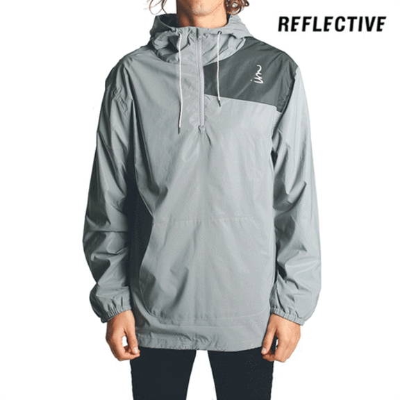 576x576 Vector Windbreaker Jacket Reflective Silver
