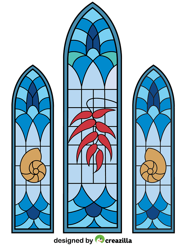 604x800 Stained Glass Windows From Wedding Chapel Free Download Creazilla