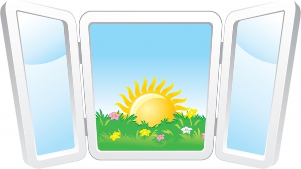 600x336 Window Frame Free Vector Download