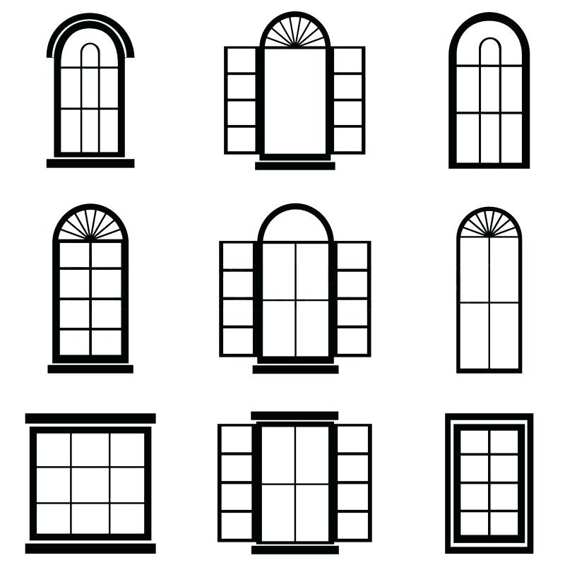 800x800 Window Vector