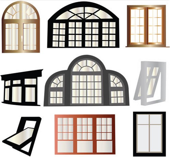 552x510 Different Style Windows Vector Free Download