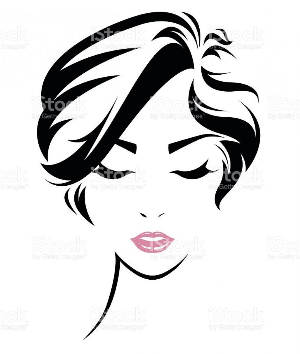 1040x1228 Vector Female Short Hair Studiogrfx