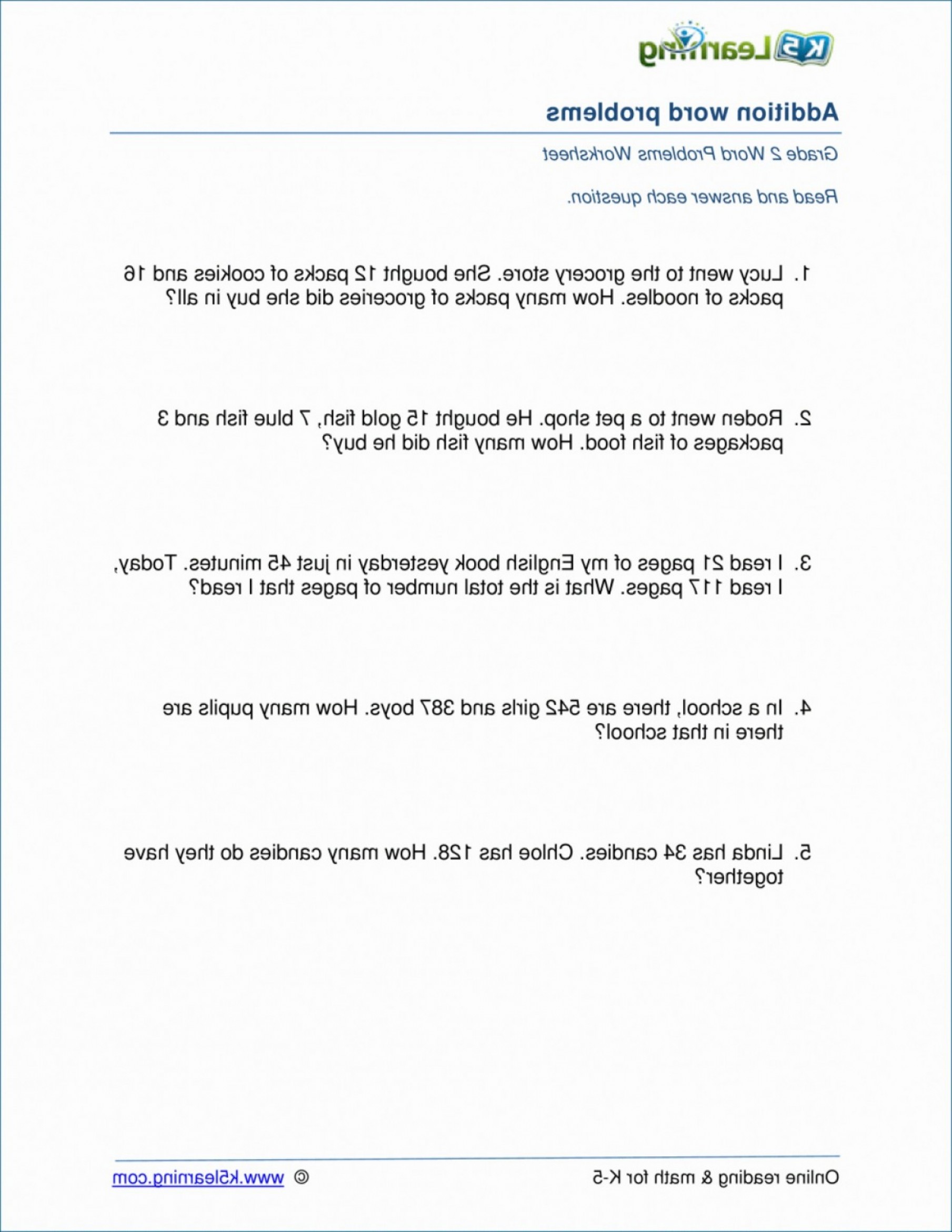 Mixed Addition Subtraction Word Problems Worksheets For Grade 1809x2342 Mixed Addition Subtraction Word Problems Worksheets For Grade
