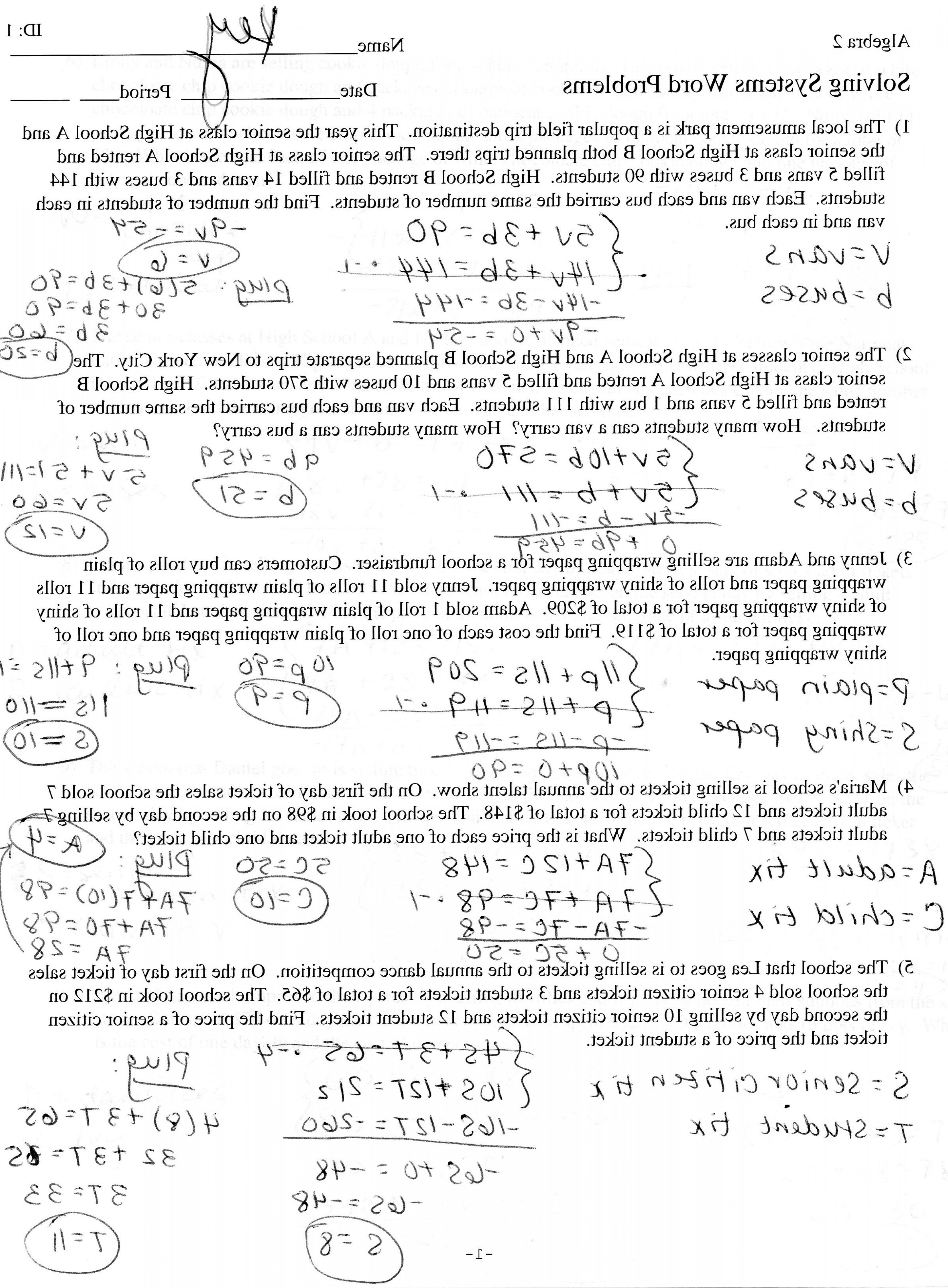 Vector Word Problems Worksheet at Vectorified.com | Collection of