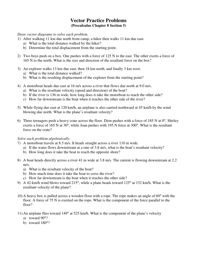 Vectors Precalculus Worksheet 791x1024 Vectors Precalculus Worksheet