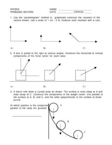 228x295 Physics Vectors Worksheet