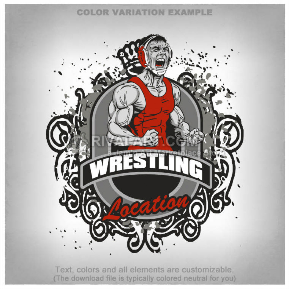 946x946 Vector Wrestling T Shirt Template Wrestling