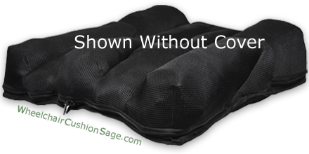 440x220 Vicair Vector X Wheelchair Cushion Air Seat With Glidewear Cover