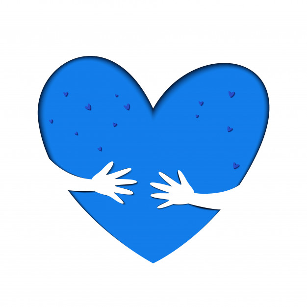 626x626 Hug Yourself Logo Love Yourself Logo Care Logo Vector Premium