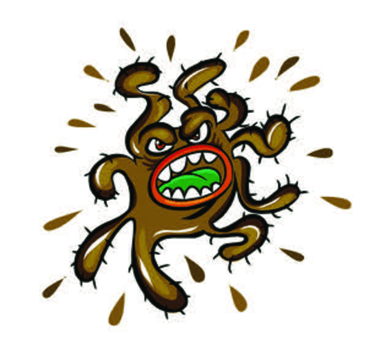 544x501 Dirty Germ Vectorfree Vector Virus