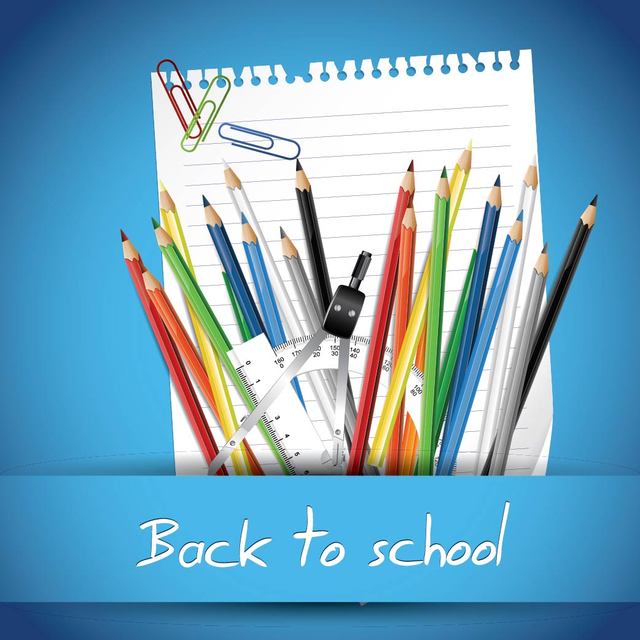 640x640 Free Vectors Fantastic Set Of Back To School Stuffs Vector Free