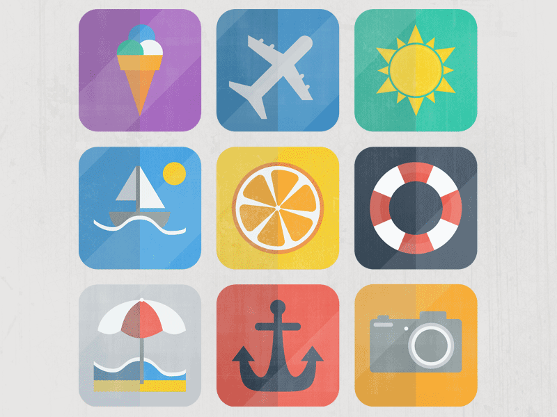 800x600 Summer Icons