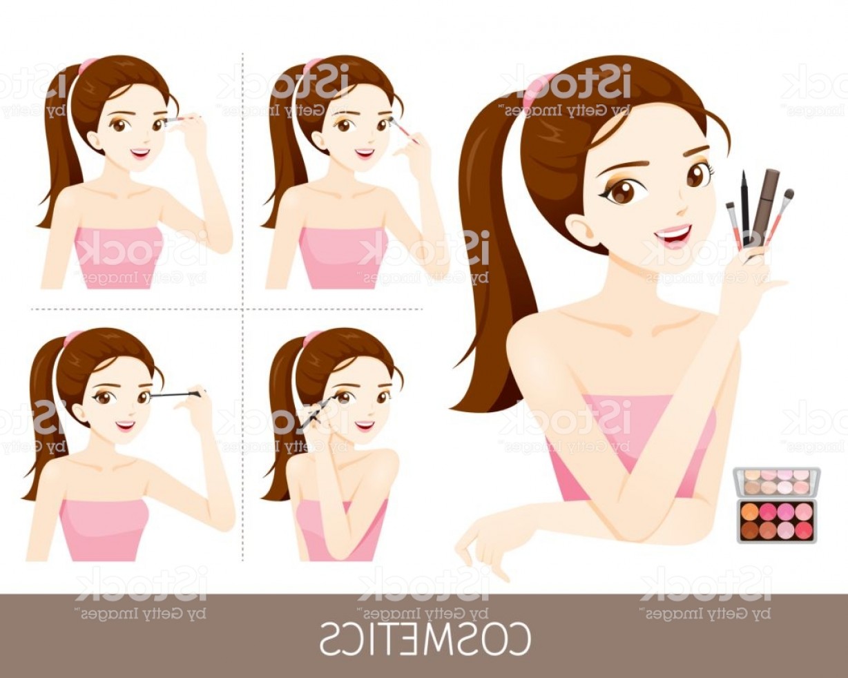 1228x982 Woman With Step To Apply Eyes Makeup Gm Catchsplace