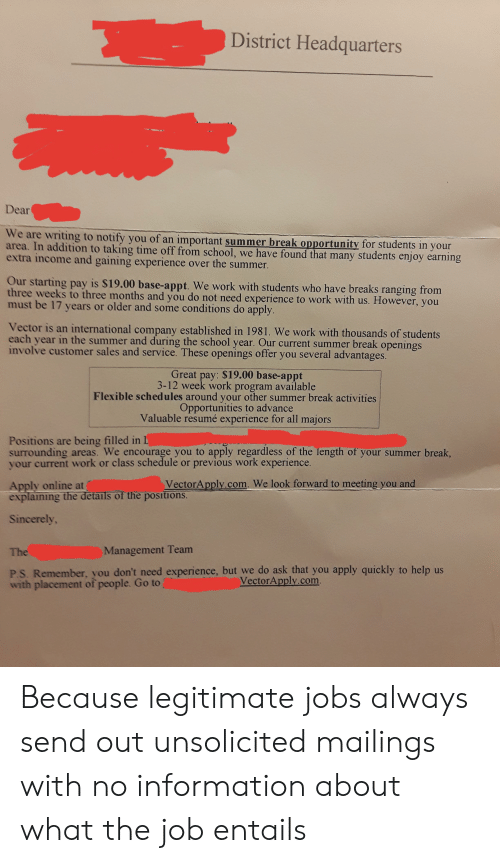 500x863 District Headquarters Dear We Are Writing To Notify You