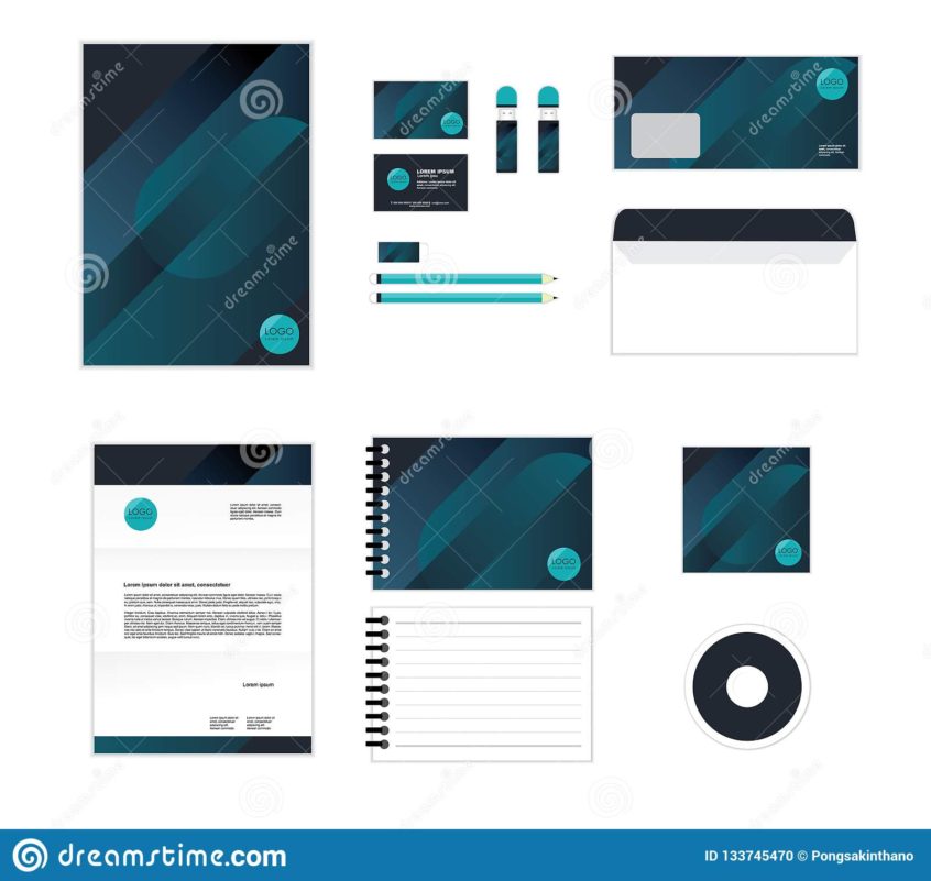 846x801 Business Card Corporate Identity Template For Your Business