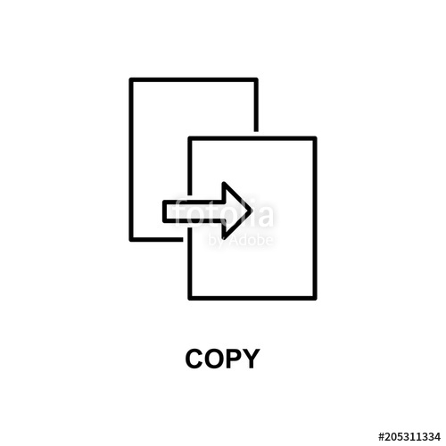 500x500 Cope Sign Icon Element Of Simple Web Icon With Name For Mobile