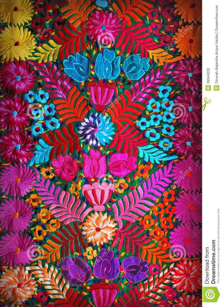 736x1014 Vector Mexicanos Mexican Floral Embroidery