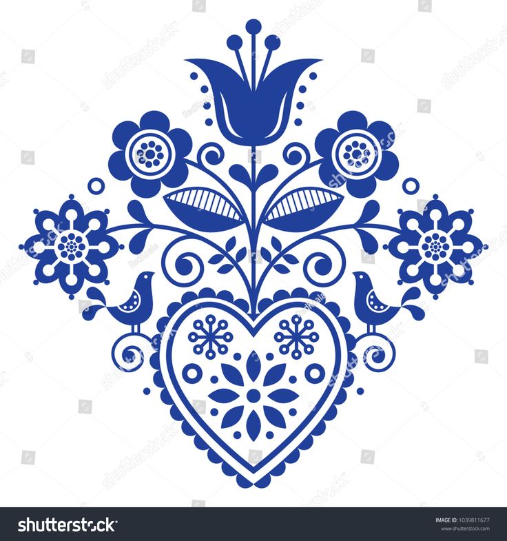 736x785 Vector Mexicanos Scandinavian Retro Folk Art Floral, Vector Design