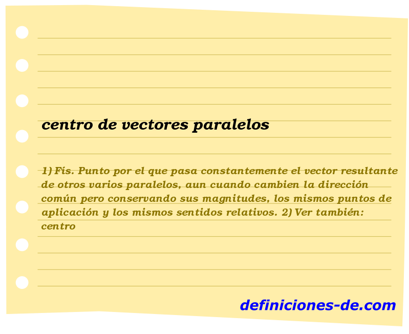 799x652 Significa Centro De Vectores Paralelos