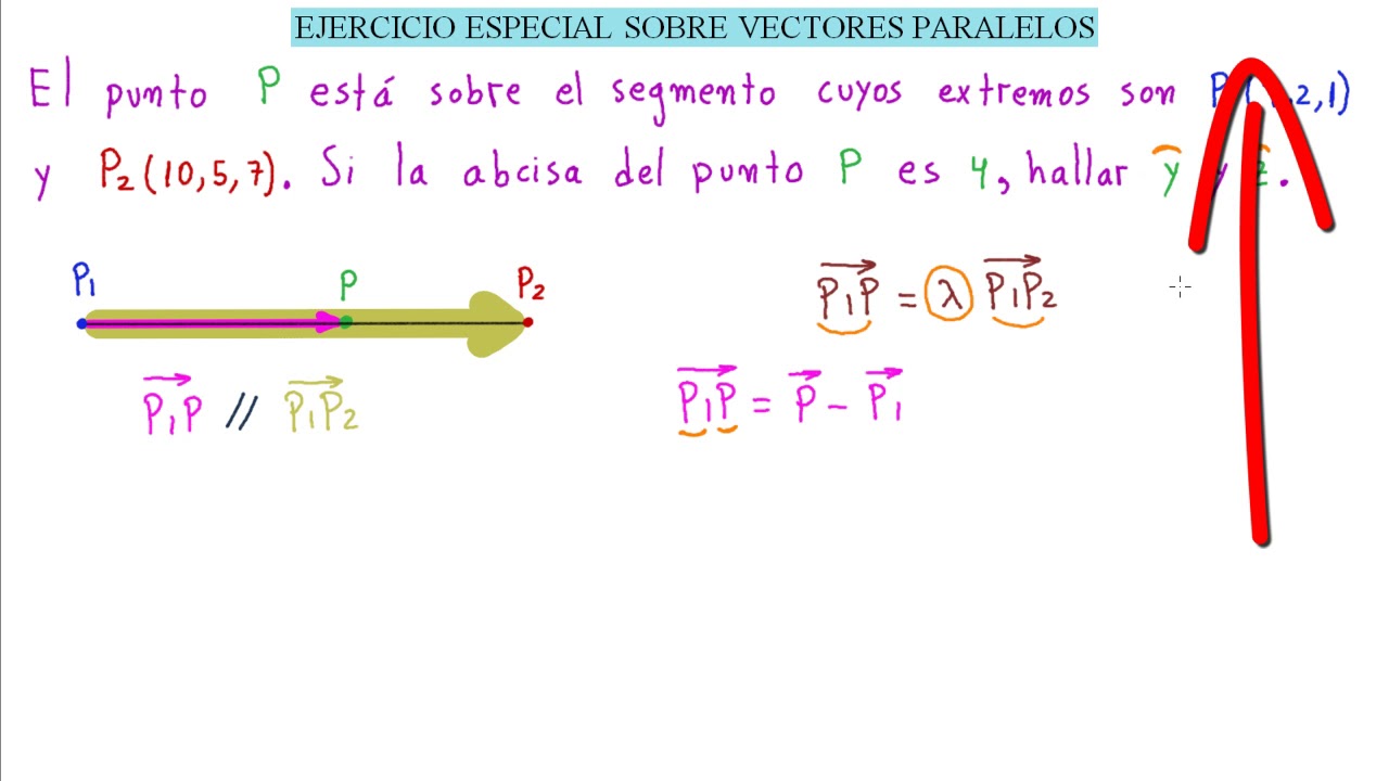 1280x720 Vectores Ejercicio Resuelto Con Vectores Paralelos