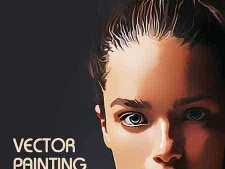 450x339 Vector Painting Photoshop Action