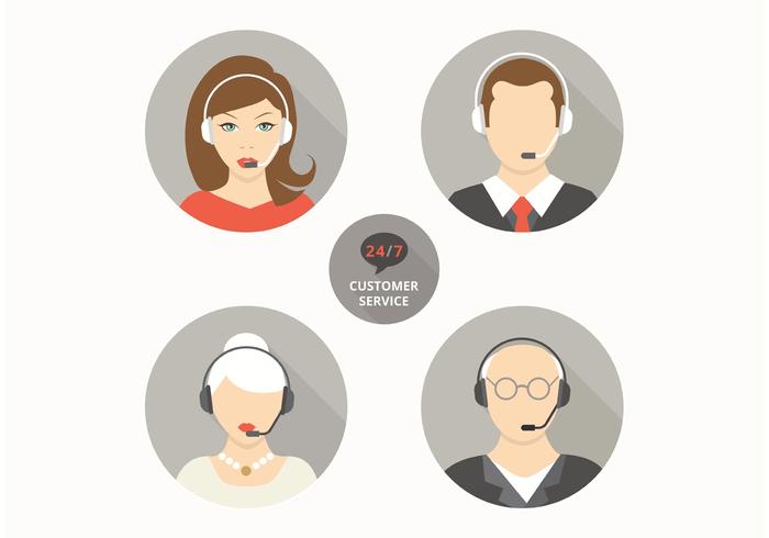 700x490 Free Vector Live Chat Avatars