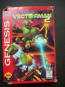 225x300 Vectorman Sega Genesis Complete In Box Case Video Game