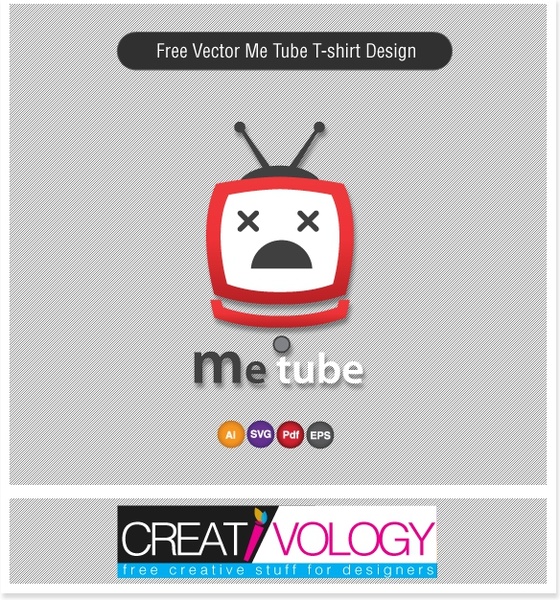 560x600 Free Vector Me Tube T Shirt Design Free Vector In Adobe